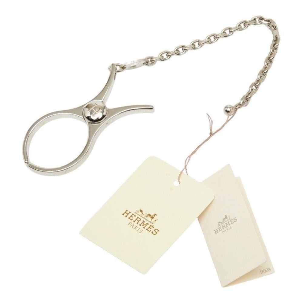 Hermes Glove Holder Charm Silver Metal Other Accessories